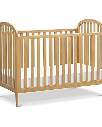 Davinci Beau 3-in-1 Convertible Crib in Honey, Greenguard Gold Certified - LeafyLoom