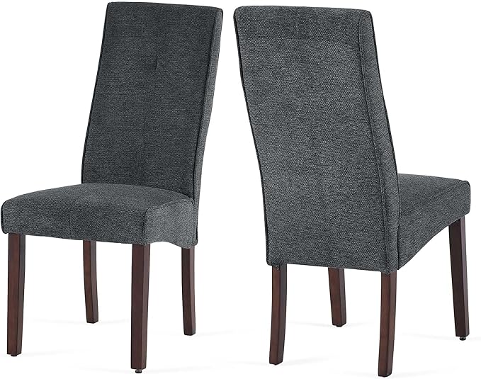 NicBex Haerin-SD-00130-LWJ Dining Chairs, 17"x18.5"x40.2", Dark Gray - LeafyLoom