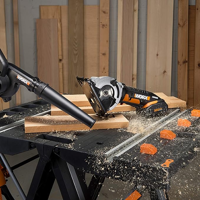 Worx 20V Cordless Shop Blower Power Share (Tool Only) - WX094L.9 - LeafyLoom