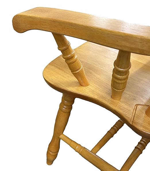 Sunset Trading Comfort Dining Arm Chair, 41", Light Oak - LeafyLoom