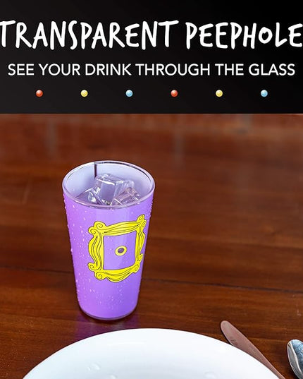 Paladone FRIENDS Frame Drinking Glass - Officially Licensed Merchandise - LeafyLoom