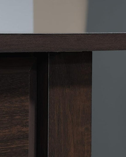 Sauder Shoal Creek Desk, Jamocha Wood finish - LeafyLoom