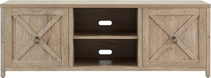Henn&Hart Granger TV Stand, 68" Wide, Brown - LeafyLoom
