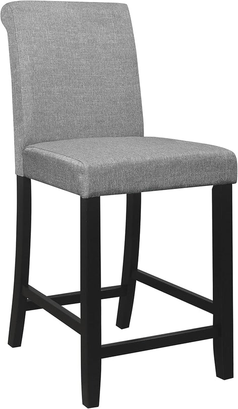 NicBex Dining Table for 4 Kitchen & Dining Room Tables Counter Height 5Pc Dining Set Table and Chairs Wooden Furniture Breakfast Kitchen Set, Space-Saving, Black - LeafyLoom