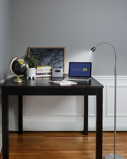 402071-04 FOCUS Adjustable Beam LED Floor Lamp,Metal, Black - LeafyLoom