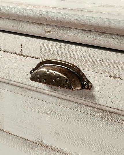 Sauder Barrister Lane Lateral File, White Plank finish - LeafyLoom