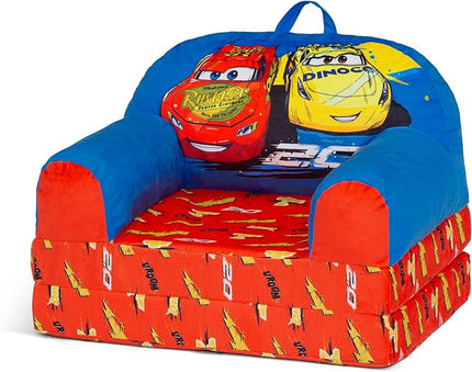 Delta Children Cozee Buddy Flip-Out Kids Chair, Cars - LeafyLoom
