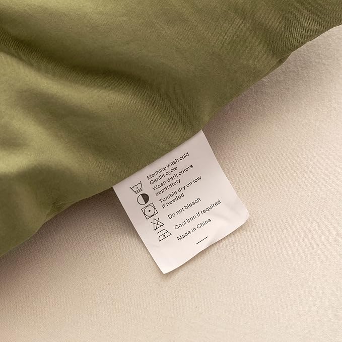 ROSGONIA King Size Comforter Set Olive Green, 3pcs (1 Boho Comforter & 2 Pillowcases), Lightweight Bedding Blanket All Season Bedspreads Quilt - LeafyLoom