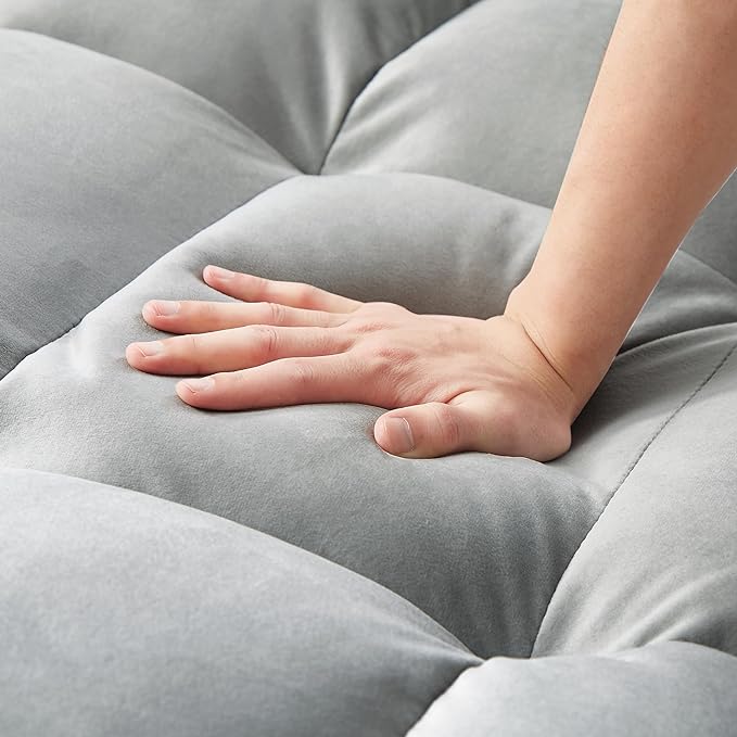 64" Oversized Loveseat Sofa Convertible Spacious Full Size Sleeper Sofabed with Pull Out Couch Bed,Cupholders,USB Charging Ports and Storage Pockets for Home Apartment Office Living Room - LeafyLoom