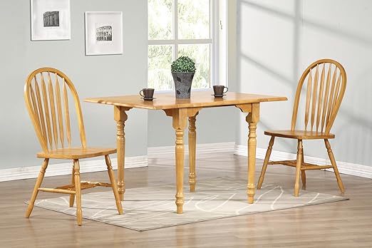 Sunset Trading Oak Selections Dining Chair, Light Finish - LeafyLoom