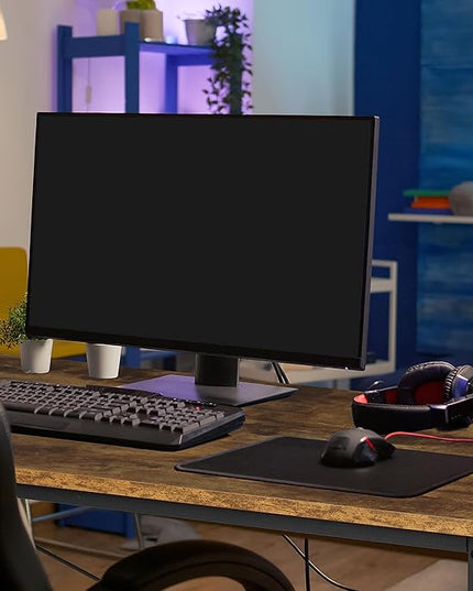 YSSOA 40/47 Inch Computer, Modern Simple Style Home Office, Study Student Writing, Vintage Wooden Desk, 40 Inch, Brown - LeafyLoom