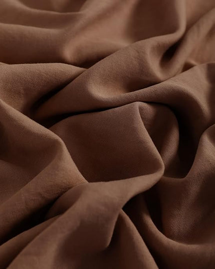 NTBAY Toddler Bedding Set - 4 Piece Soft and Breathable Crib Bedding Set for Boys and Girls, Includes Quilted Comforter, Fitted Sheet, Flat Top Sheet and Envelope Pillowcase, Brown - LeafyLoom
