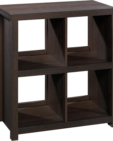 Sauder HomePlus 4-Cube Bookcase, Dakota Oak finish - LeafyLoom