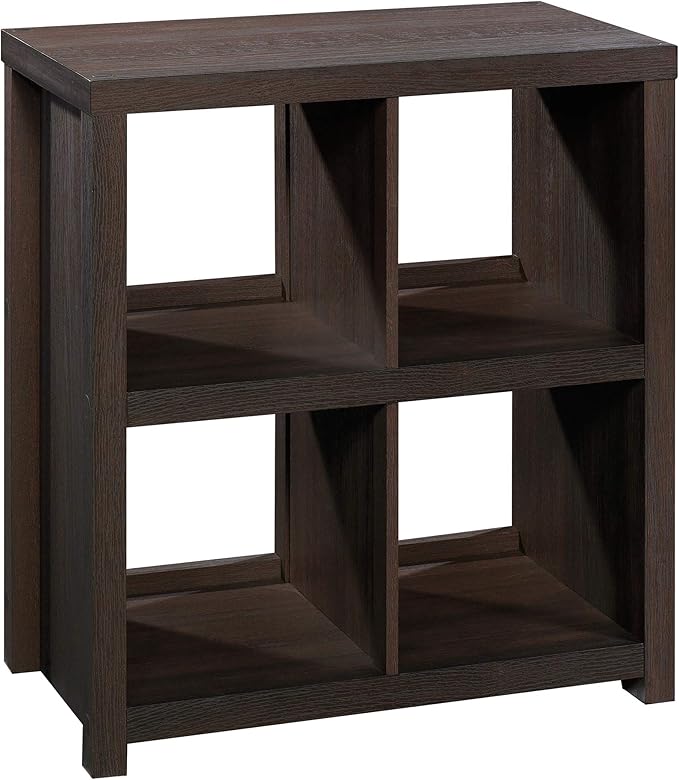 Sauder HomePlus 4-Cube Bookcase, Dakota Oak finish - LeafyLoom