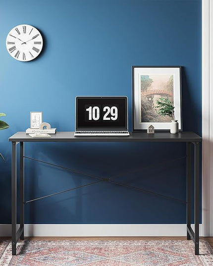 CubiCubi Computer Desk, 32 inch Small Home Office Desk for Small Spaces, Modern Simple Style for Home, Office, Study, Writing,Black - LeafyLoom