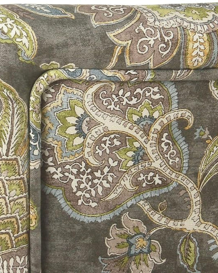 HomePop Parsons Classic Upholstered Accent Dining Chair, Set of 2, Multicolor Gray Floral - LeafyLoom