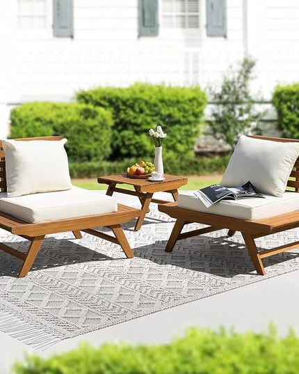 Lucille Set of 2 with End Table, Onesize, Armless Club Chairs - LeafyLoom