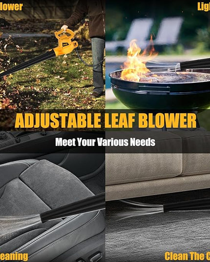 ALLOYMAN Electric Leaf Blower,7AMP Lawn Blower,130MPH Mini Leaf Blower Lightweight & Portable for Lawn Care/Snow Blowing - LeafyLoom