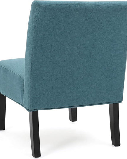 Christopher Knight Home Kassi Fabric Accent Chair, Dark Teal 29. 50”D x 22. 50”W x 32. 00”H - LeafyLoom