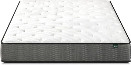 ZINUS 10 Inch True Support Hybrid Mattress [New Version], Full, Fiberglass free, Medium Feel, Motion Isolation, Certified Safe Foams & Fabric, Mattress in A Box - LeafyLoom