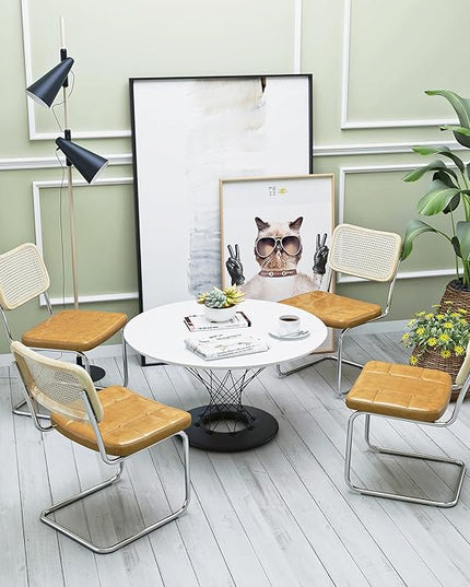 NicBex Haerin-SD-00286-LWJ Dining Chairs, 19.1"x20.1"x30.3", Brown - LeafyLoom