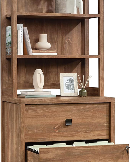 Sauder Cannery Bridge Lateral File, L: 31.73" x W: 22.05" x H: 29.76", Sindoori Mango finish - LeafyLoom