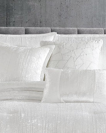Riverbrook Home Turin Comforter Set, King, White, 7-Piece Set - LeafyLoom