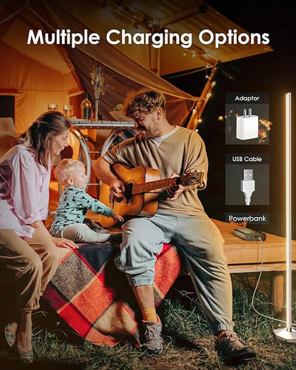 bedee LED Corner Floor Lamp: 65" RGB Color Changing Floor Lamp with Music Sync, Modern Standing Mood Light with Remote & App Control, Creative DIY Mode for Living Room, Bedroom - LeafyLoom