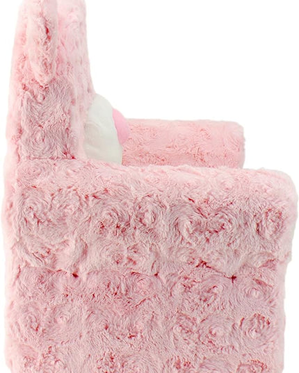 Animal Adventure | Sweet Seats | Pink Bear Children's Plush Chair - LeafyLoom