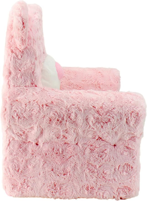 Animal Adventure | Sweet Seats | Pink Bear Children's Plush Chair - LeafyLoom