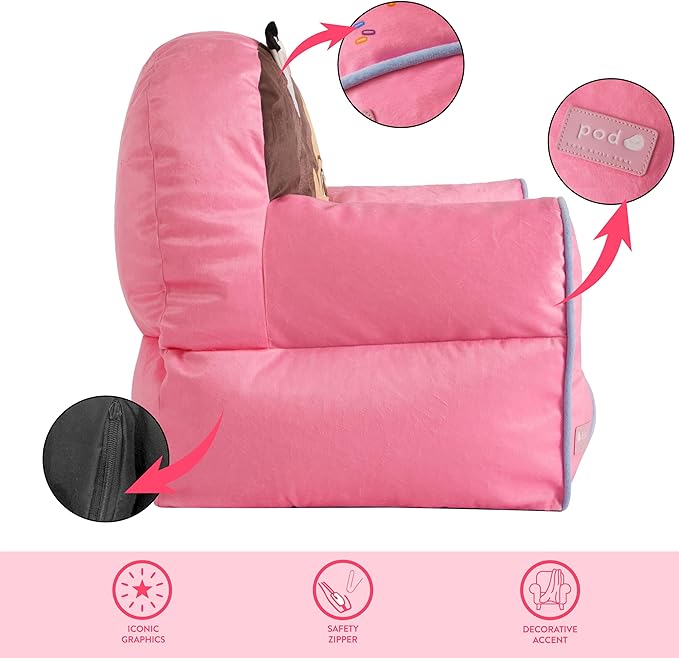 Idea Nuova Gabby's Dollhouse Bean Bag Sofa Chair - LeafyLoom