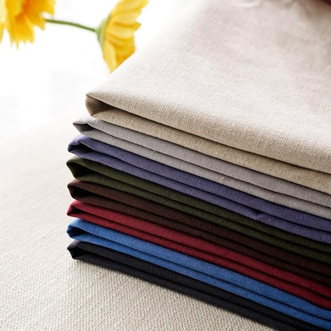 Jeanerlor Pack of 2 Cotton Linen Soft Soild Decorative Square Throw Pillow Covers Set Cushion Case for Sofa Bedroom Car24 x 24 Inch 60 x 60cm,Silver Grey - LeafyLoom