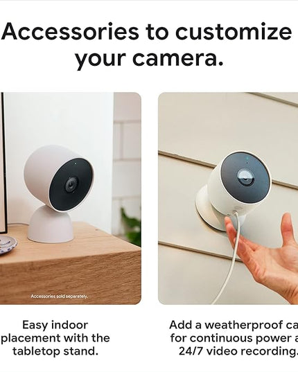 Google Nest Cam Outdoor or Indoor, Battery - 2nd Generation - 1 Pack GoogleLLC