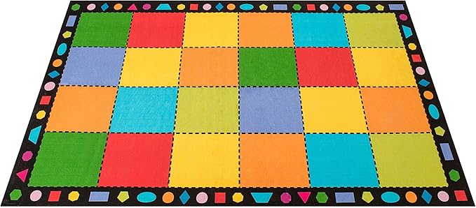 Booooom Jackson Classroom Rug, Large ClassroomSeating Rug 7'5"x13'Classroom Carpet with Non-Slip Backing, Elementary Classroom Area Rug Preschool Rug - LeafyLoom