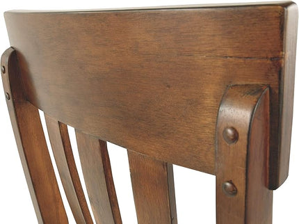 Signature Design by Ashley Ralene Rake Back 19" Dining Room Chair 2 Count, Medium Brown - LeafyLoom