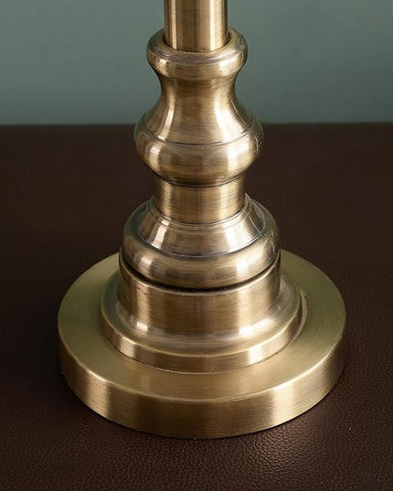 Kenroy Home 30437AB Spyglass Table Lamps, Large, Antique Brass - LeafyLoom