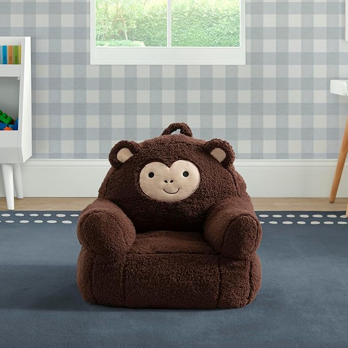 Delta Children Cozee Buddy Chair, Monkey - LeafyLoom