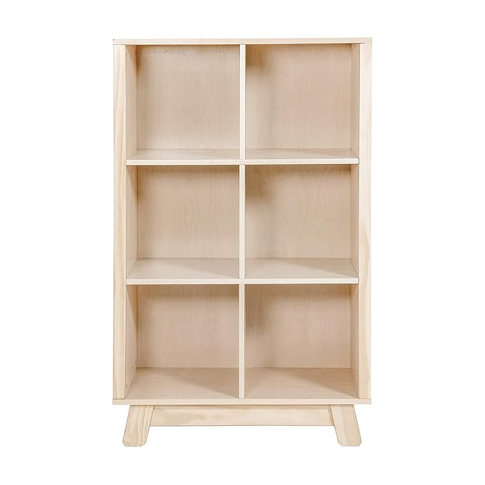 Babyletto Hudson Cubby Bookcase in Washed Natural - LeafyLoom