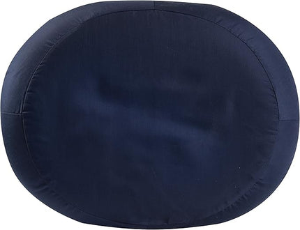 DMI Seat Cushion Donut Pillow and Chair Pillow for Tailbone Pain Relief, Hemorrhoids, Prostate, Pregnancy, Post Natal, Pressure Relief and Surgery, 18 x 15 x 3, Navy (Pack of 12) - LeafyLoom