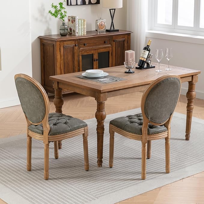 NicBex Haerin-SD-00120-LWJ Dining Chairs, 23"x19.1"x37.2", Olive Green - LeafyLoom