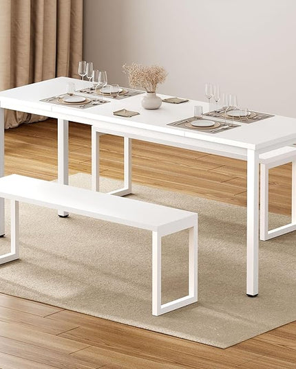 Need Large Computer Desk 70.8 x 23.6 inches Conference Table Large Office Desk Writing Table Workstation for Home Office,White 10FJGSAC3-180WW-60-ND - LeafyLoom