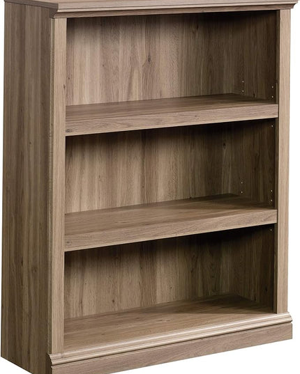 Sauder Miscellaneous Storage 3-Shelf Bookcase/ Book shelf, Salt Oak finish - LeafyLoom