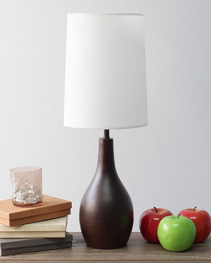 Simple Designs LT3303-RBZ Tear Drop Table Lamp, Restoration Bronze - LeafyLoom