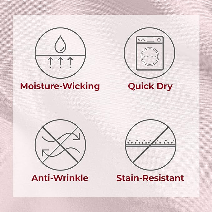 Mellanni Queen Sheets Set - 6 PC Iconic Collection Bedding Sheets & Pillowcases - Luxury, Ultra Soft, Cooling Bed Sheets - Deep Pocket up to 16 inch - 6 PC (Queen, Blush Pink w/Extra Pillow Cases) - LeafyLoom