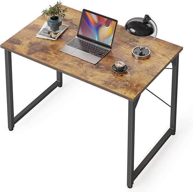 CubiCubi Computer Desk, 32 inch Small Home Office Desk for Small Spaces, Modern Simple Style for Home, Office, Study, Writing, Vintage - LeafyLoom