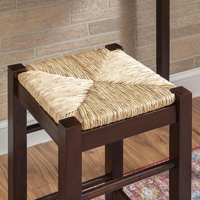 Linon Tavern Three Piece Counter Set, Espresso - LeafyLoom