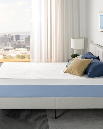 ZINUS 12 Inch Cooling Essential Memory Foam Mattress [New Version], Full, Fiberglass Free, Medium Feel, Cooling Airflow Memory Foam, Certified Safe Foams & Fabric, Mattress in A Box - LeafyLoom