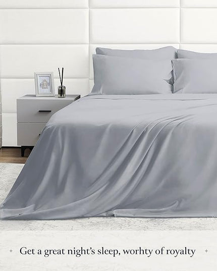 BELADOR Silky Soft Twin XL Sheet Set - Luxury Bed Sheets for Twin XL Size Bed, Secure-Fit Deep Pocket Sheets with Elastic, Breathable Hotel Sheets and Pillowcase Set, Wrinkle Free Oeko-Tex Sheets - LeafyLoom