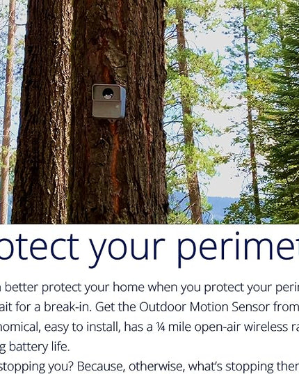 YoLink LoRa Smart Outdoor Motion Detector Sensor, Driveway Alert, Property Invasion/Tresspassing Detector, 1/4 Mile Open Air Range, Email/SMS/Push Alerts, Alexa, IFTTT, Home Assistant (Hub Required) YoLink
