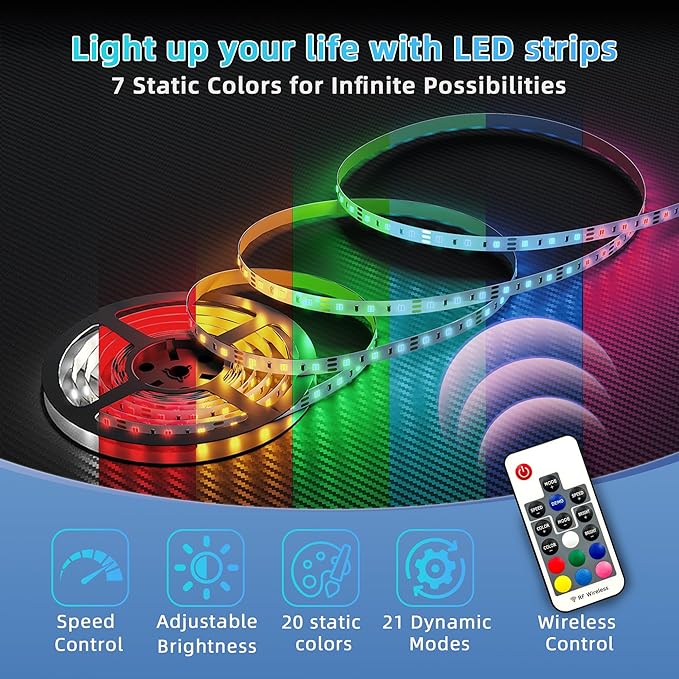 L Shaped Gaming Desk with Power Outlets, 47 Inch Computer Desk with LED Lights and Reversible Shelves, Corner Desk Work Desk for Home Office Bedroom, White - LeafyLoom